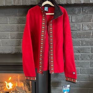 Kühl ält zip up wool ski jacket Bergen bombardier women’s large NWT